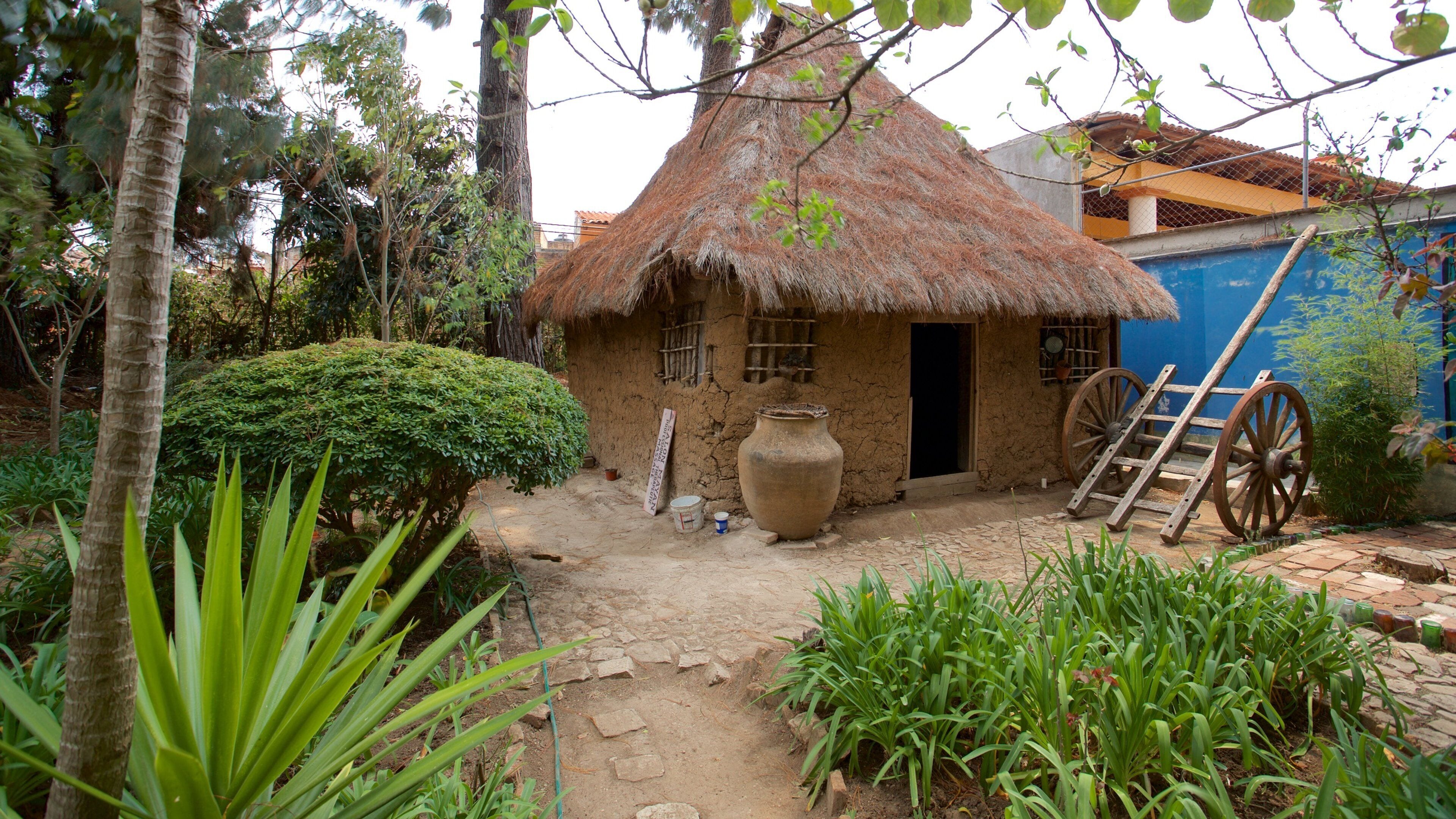 Casa Na Bolom kulturmuseum som visar historiska element