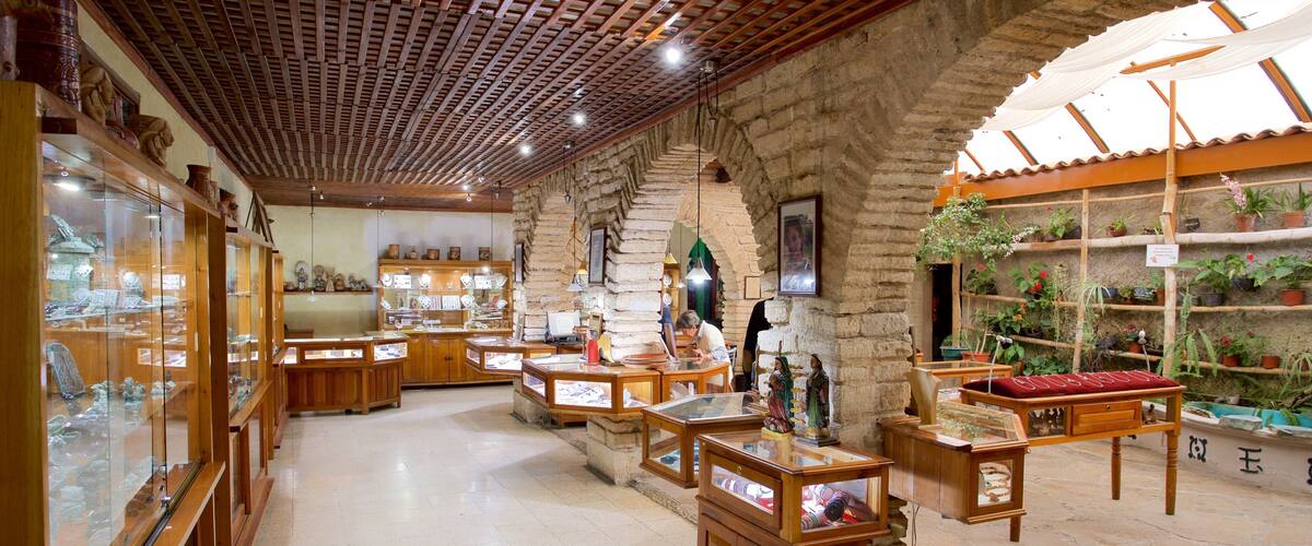 Mesoamerican Museum of Jade featuring interior views