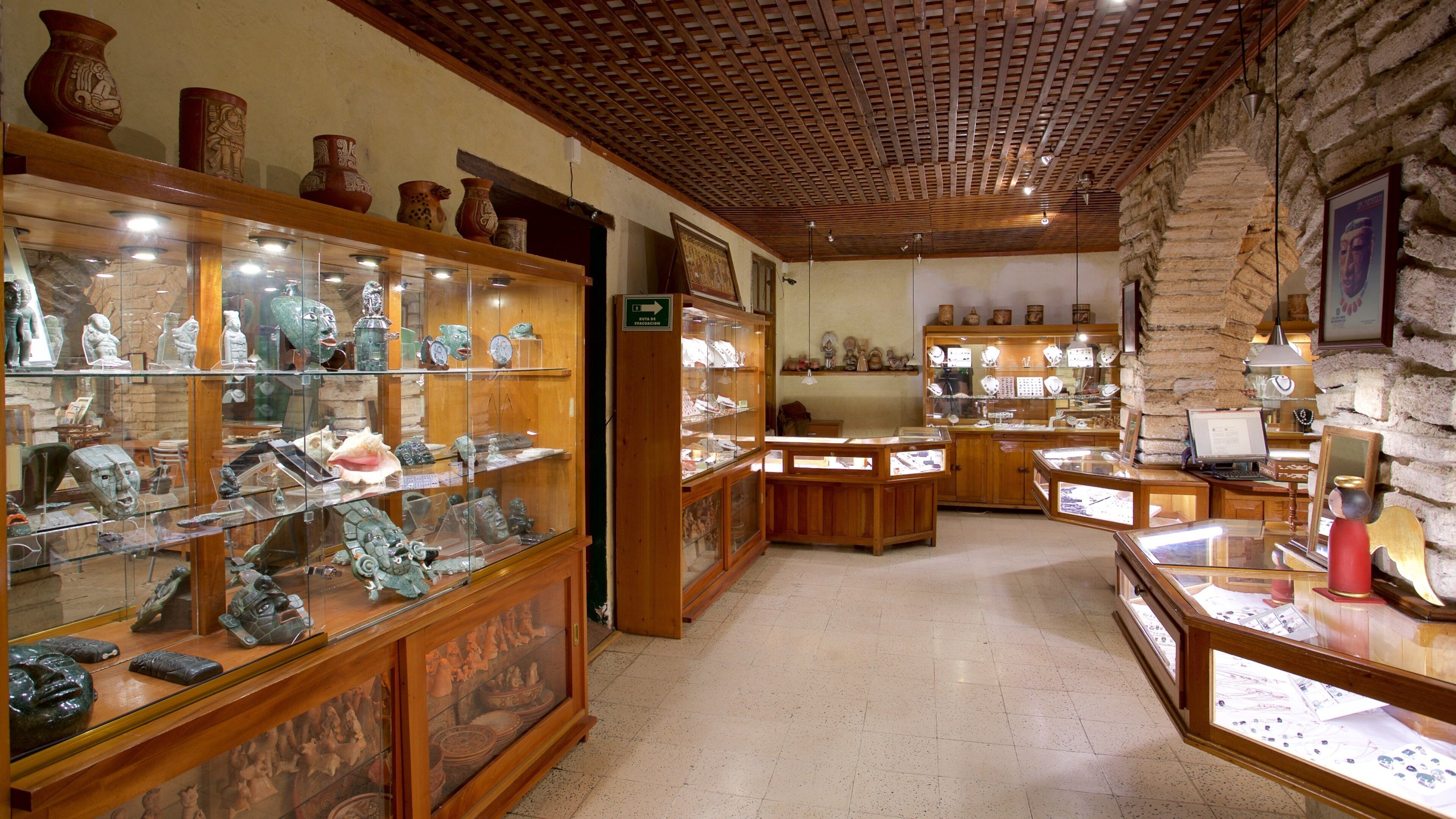 Mesoamerican Museum of Jade featuring interior views