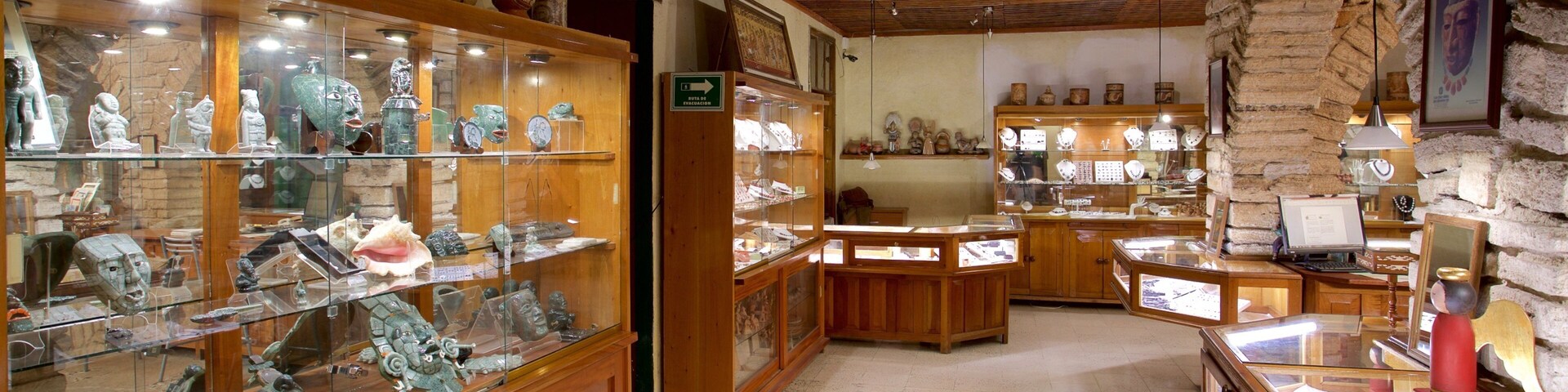 Mesoamerican Museum of Jade featuring interior views