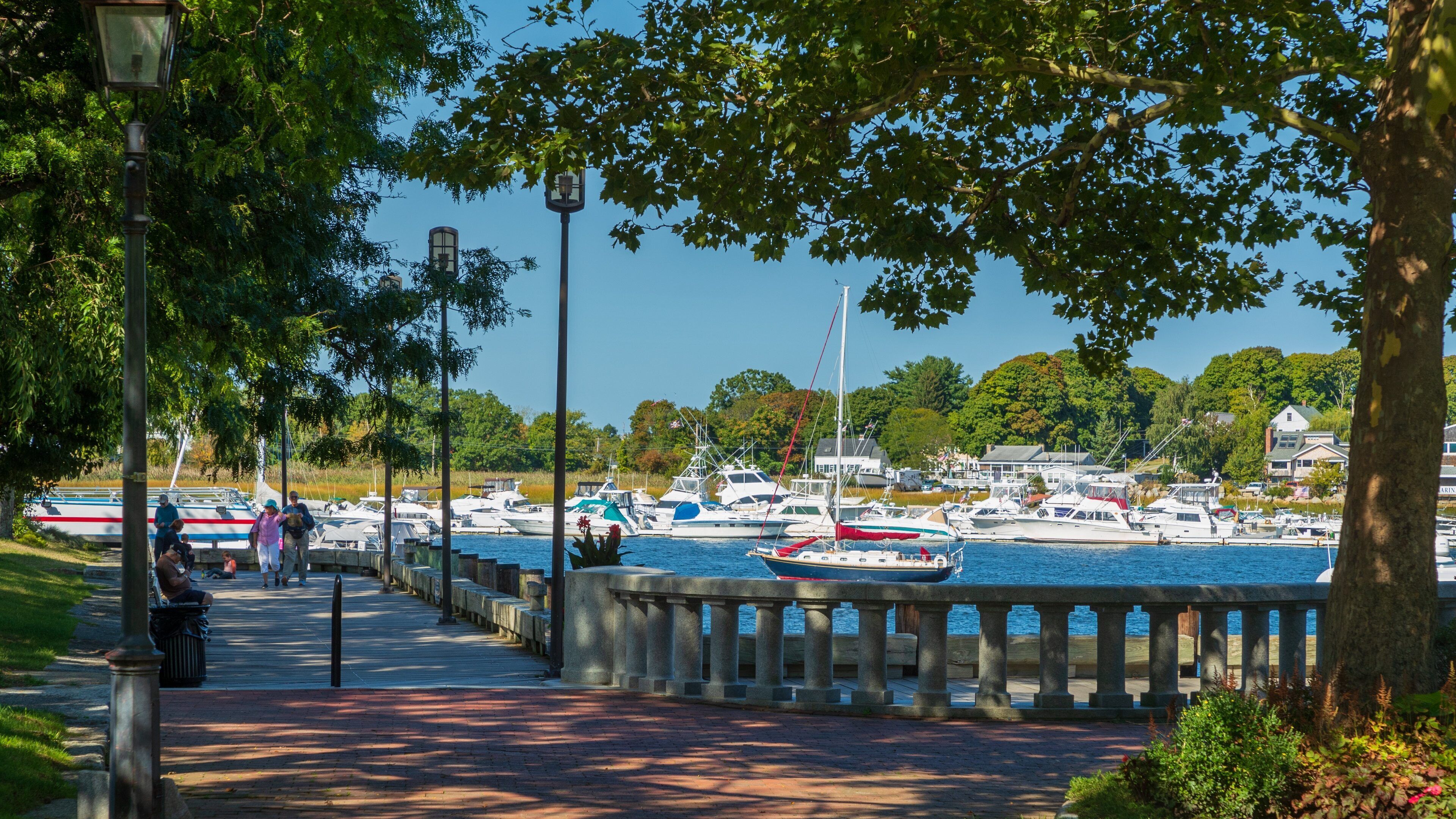 Waterfront Promenade Park featuring a bay or harbor