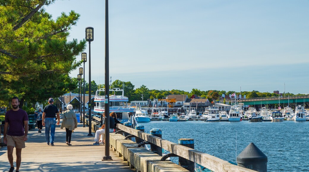 Waterfront Promenade Park showing a bay or harbor