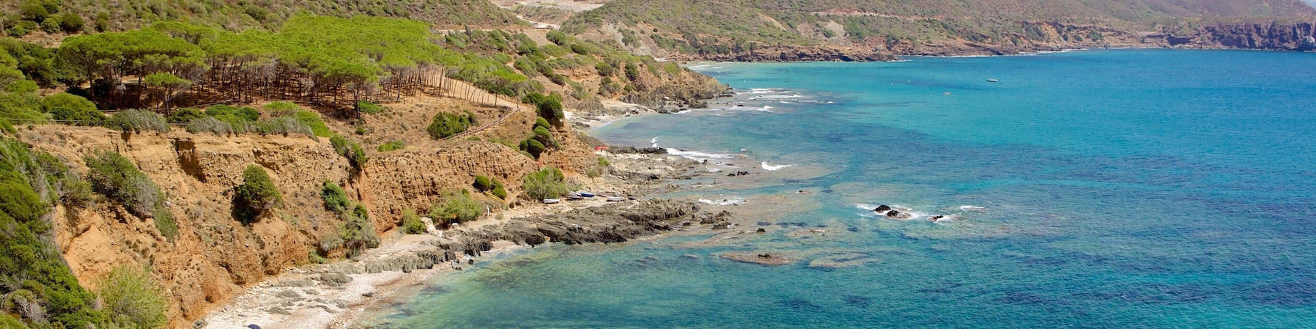 Porto Flavia caracterizando litoral rochoso