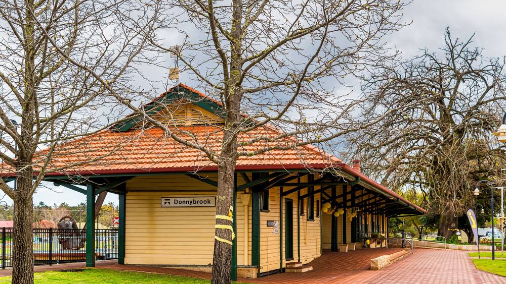 Old railway station, now the Donnybrook Tourist Information Centre
