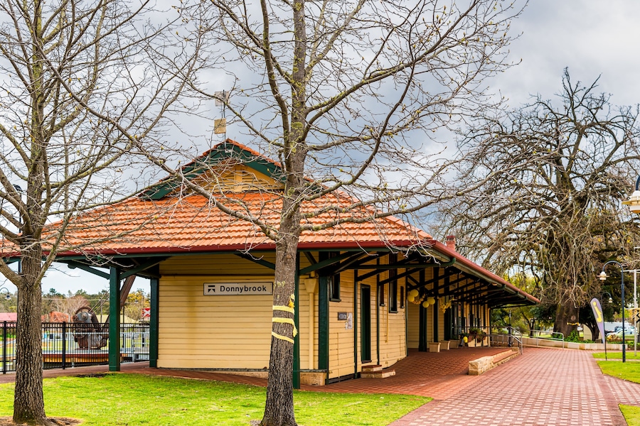 Old railway station, now the Donnybrook Tourist Information Centre