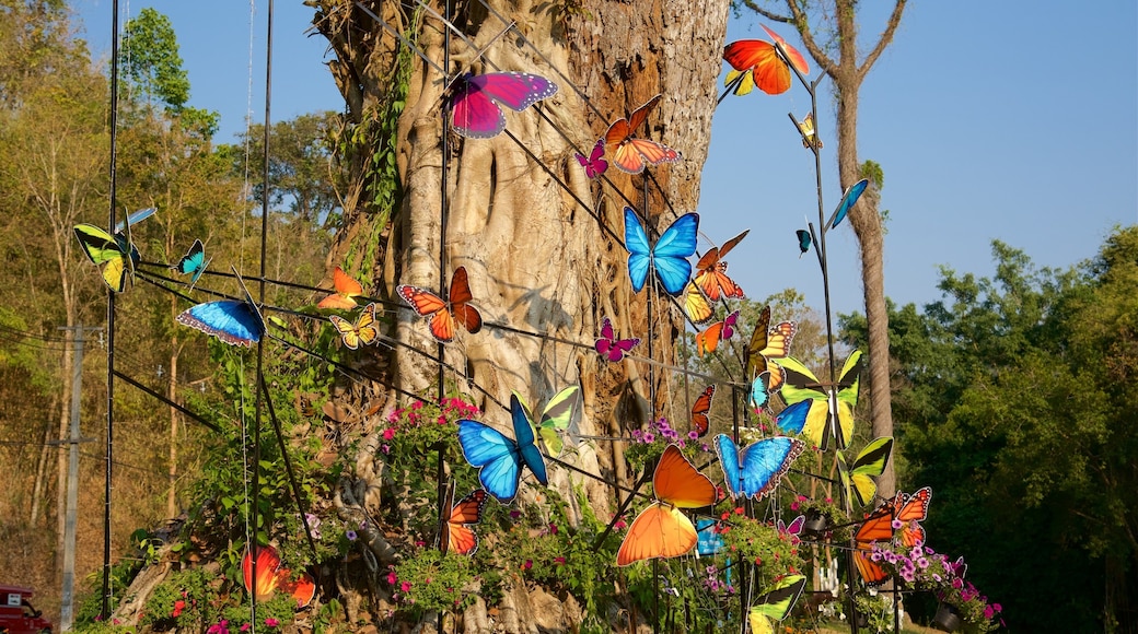 Queen Sirikit Botanical Garden which includes a garden and outdoor art