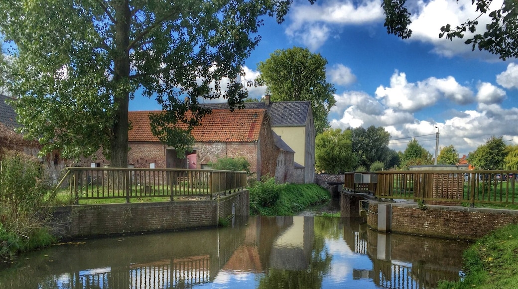 River 'de Zwalm' in Nederzwalm,Belgium