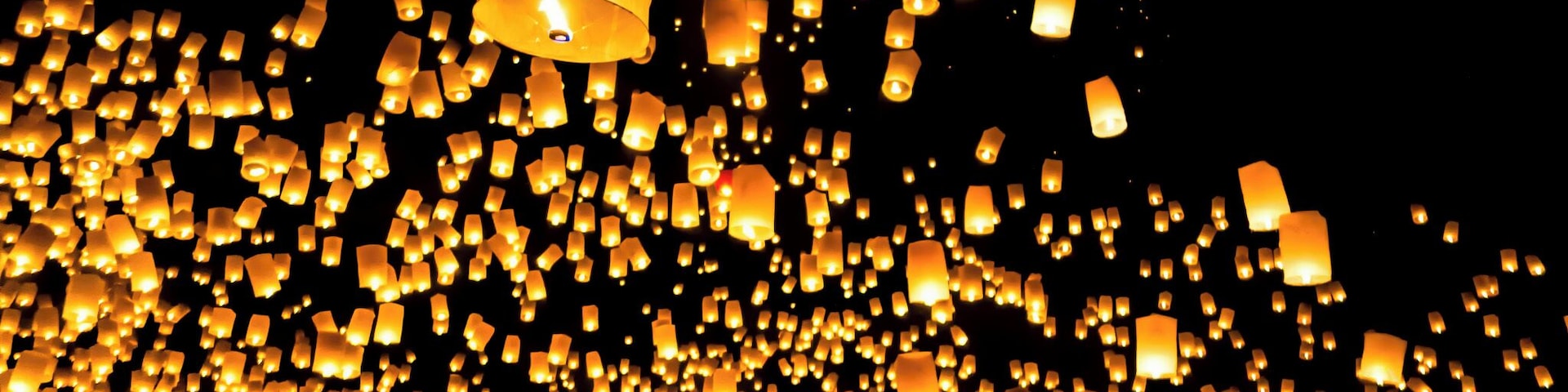 Yi Peng festival in November every year in Thailand. The Maejo University is north of Chiang Mai and can be reached by scooter or bus. For more information on the event, check out my article here http://www.traveltherenext.com/play/item/538-yi-peng-sky-lantern-festival-in-chiangmai