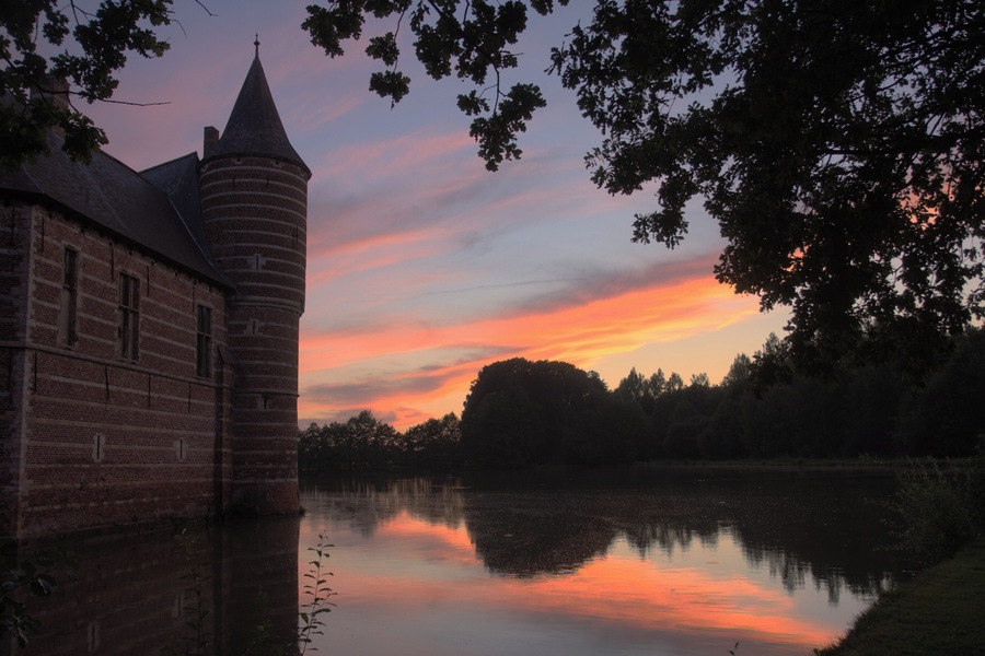 Kasteel Horst in the evening