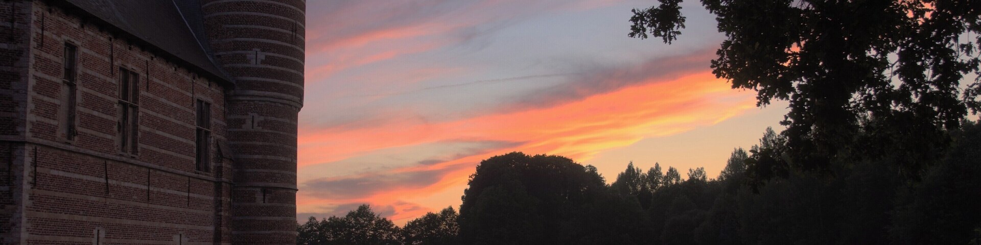 Kasteel Horst in the evening