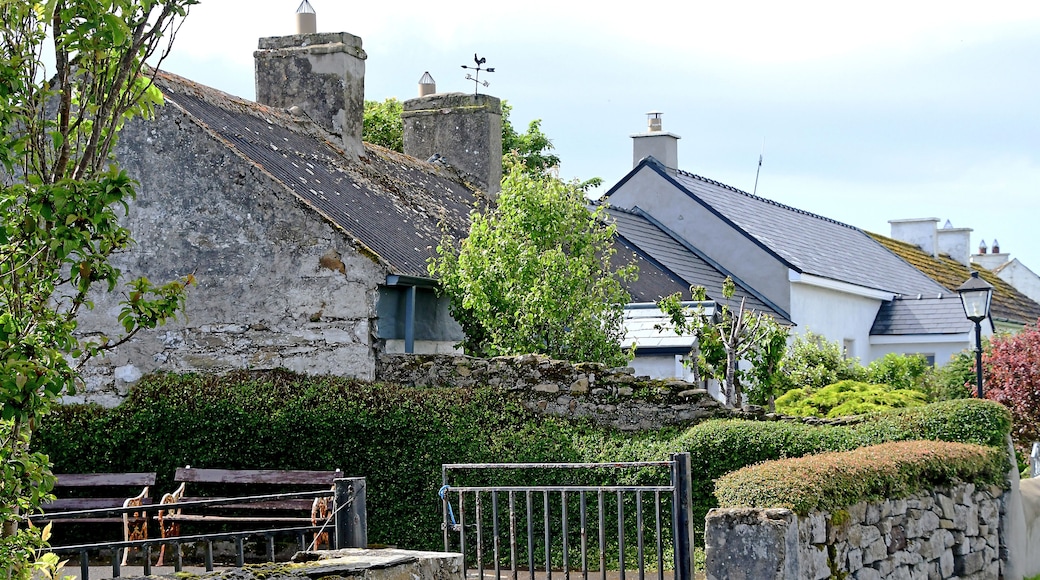 Summer rental cottages on the island.