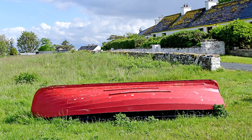 Summer rental cottages on the island.