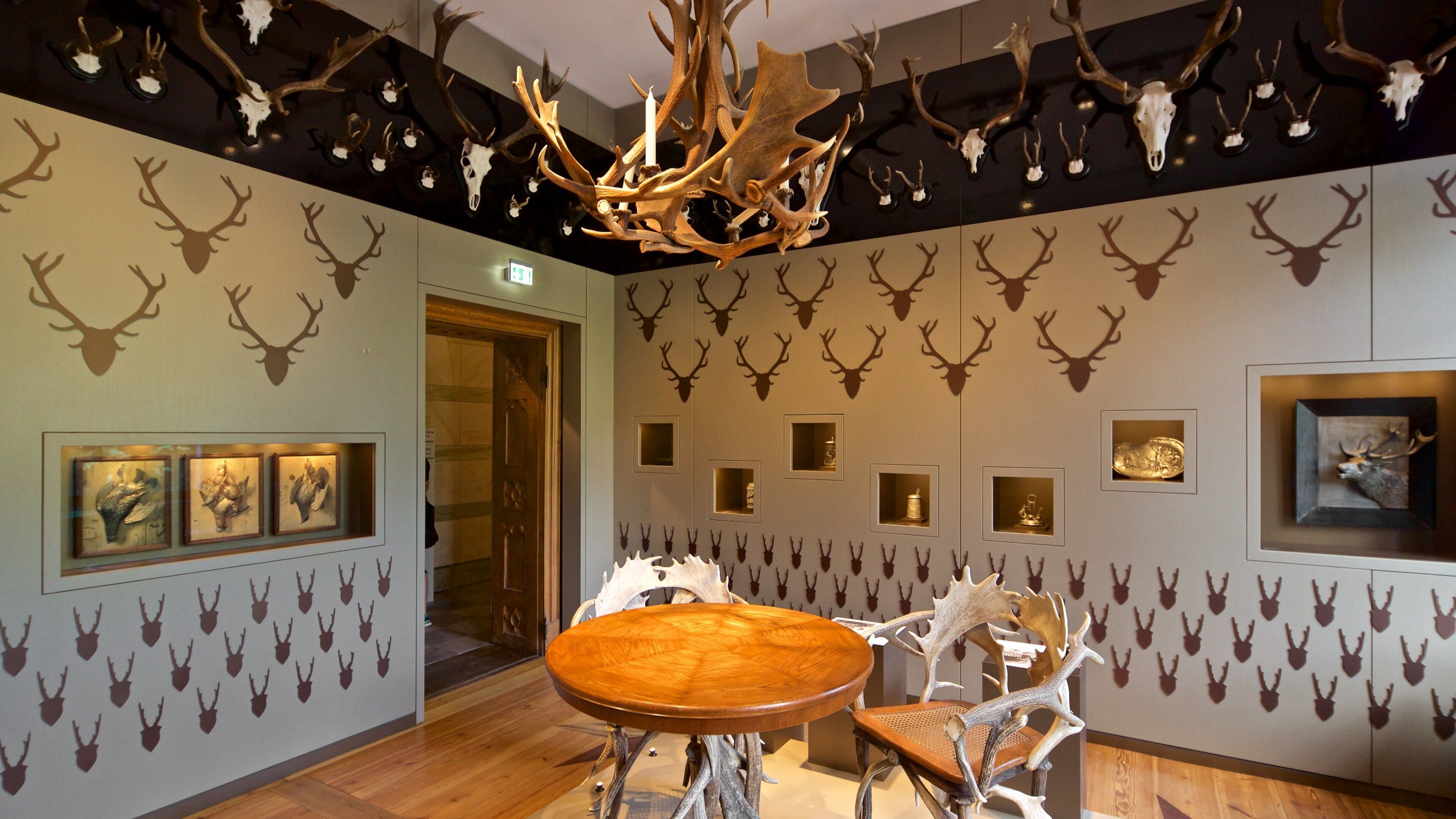 格拉尼茨狩獵小屋 设有 內部景觀