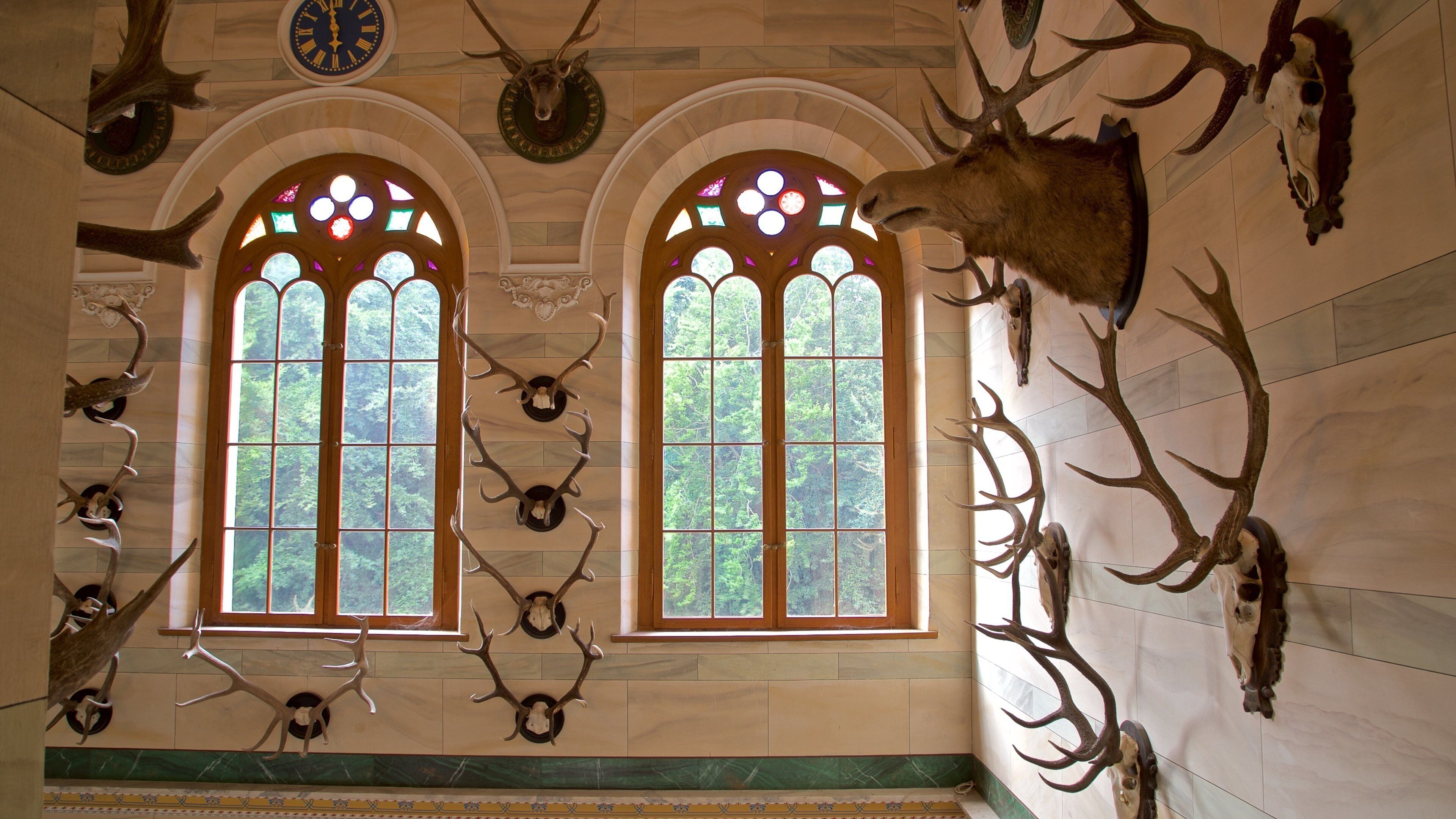 Jagdschloss Granitz som inkluderer innendørs