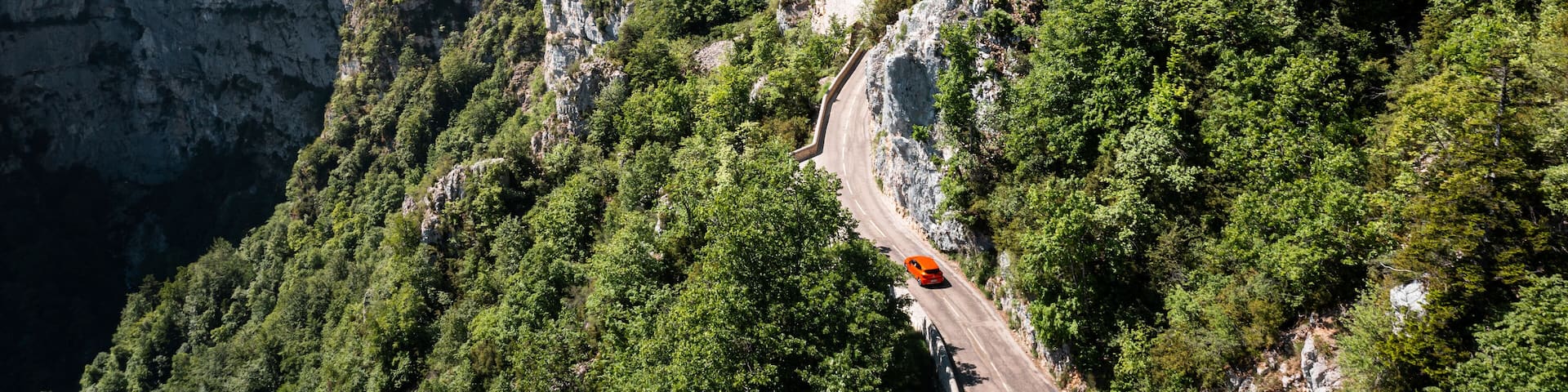 Route et paysage du Vercors en France