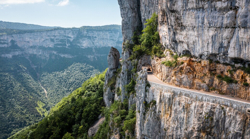 Route et paysage du Vercors en France