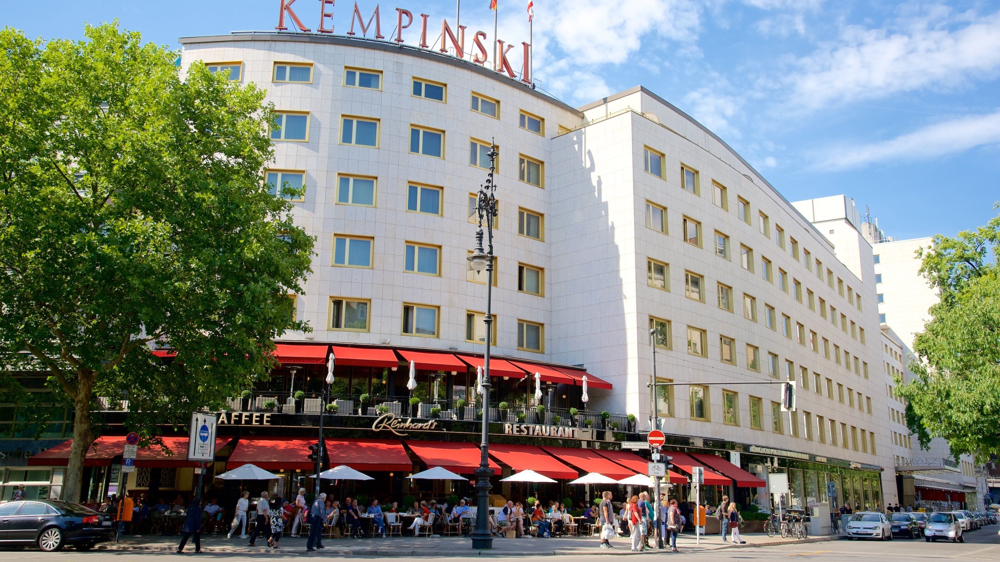 Kurfuerstendamm featuring outdoor eating and a hotel