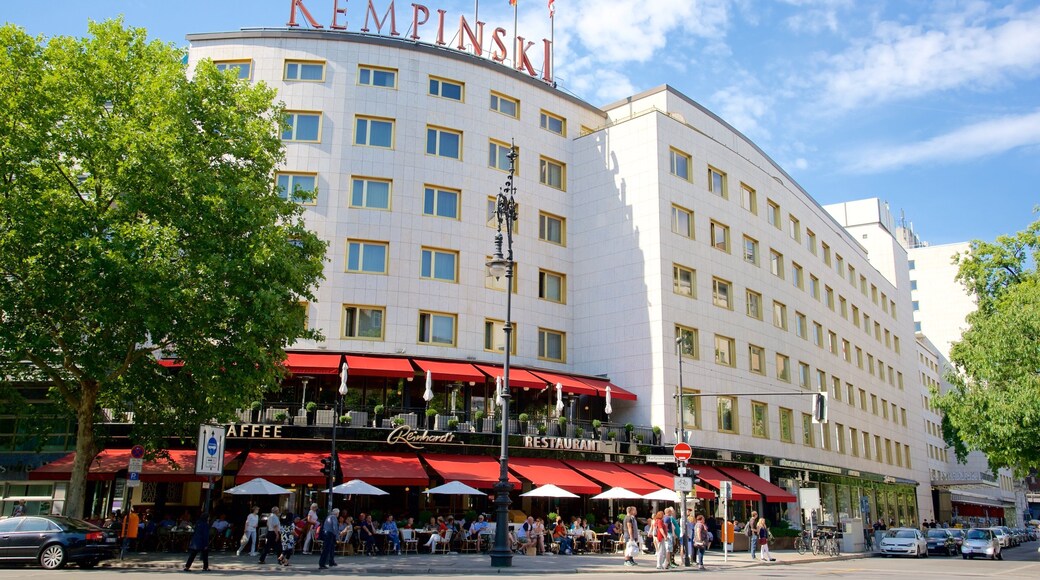 Kurfuerstendamm featuring outdoor eating and a hotel