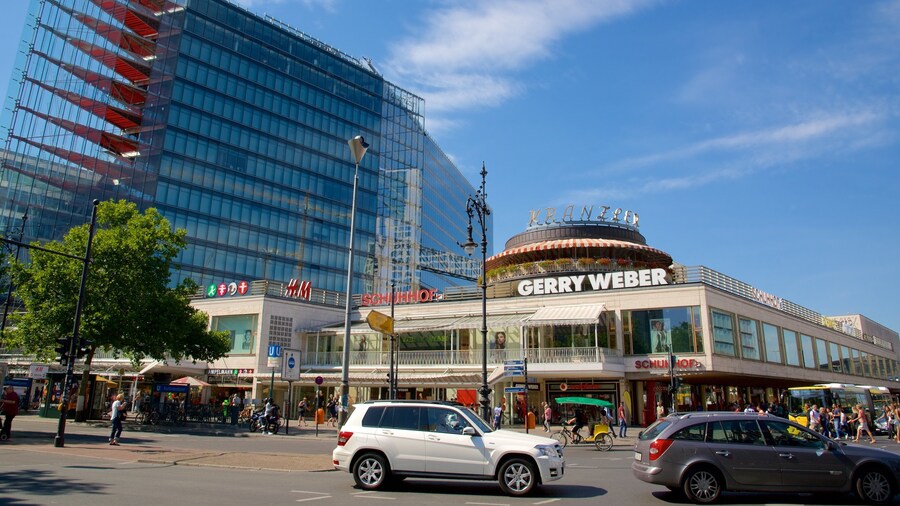 Kurfuerstendamm showing street scenes