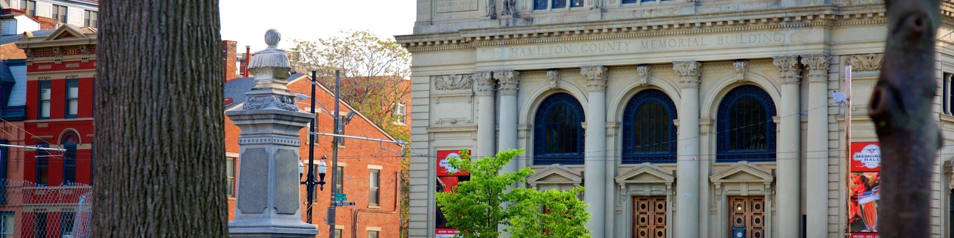 Washington Park mostrando elementos de patrimônio, um jardim e flores