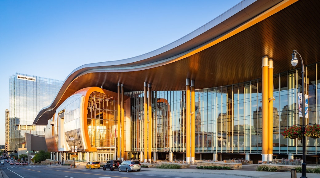 Music City Center showing modern architecture and a city