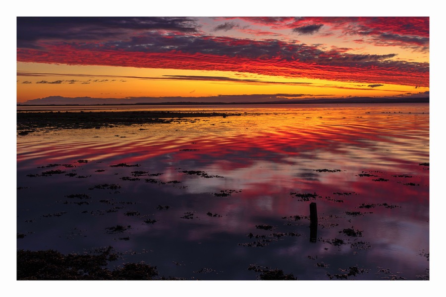 a morning sunrise at Avoch beach