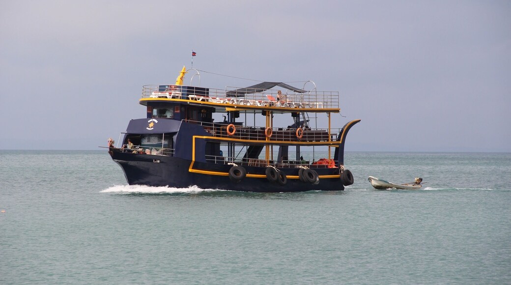 Spent a day lounging on her deck, snorkeling and visiting the gorgeous Koh Rong Samloem Island. Beautiful and fresh local lunch provided all for $27.
