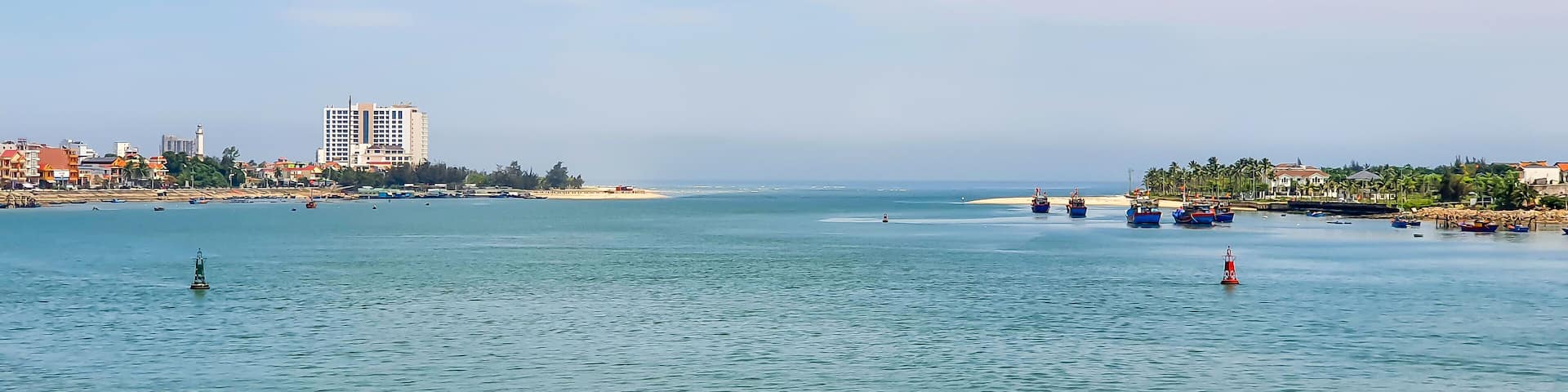 Beautiful Landscape In Nhat Le Beach Of Quang Binh Province, Vietnam.
