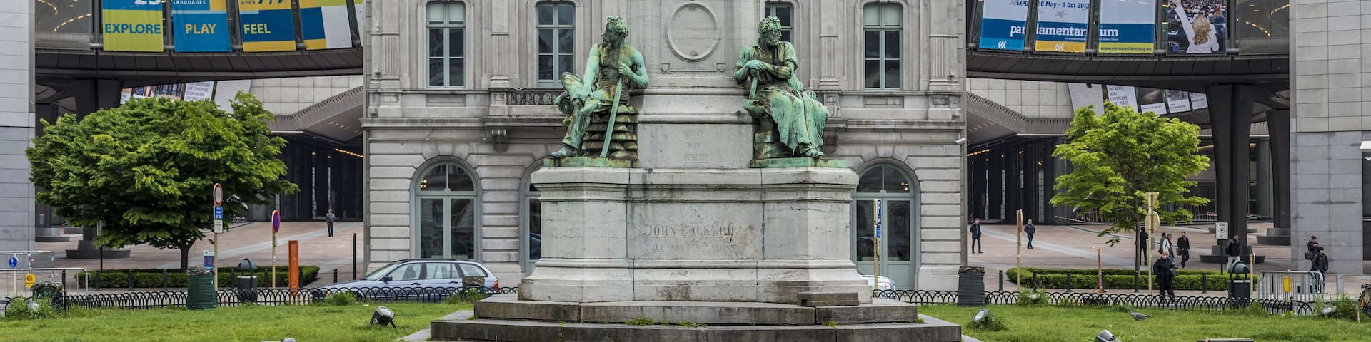 The Place du Luxembourg in Brussels, Belgium.