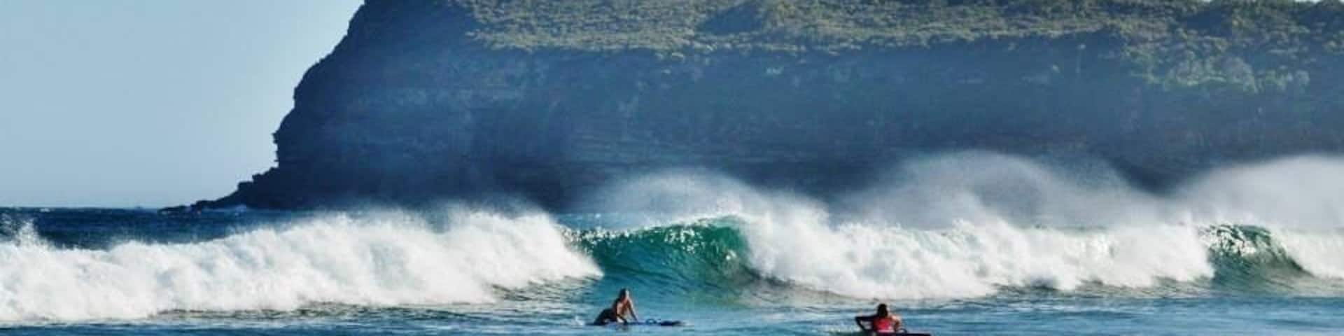 Copacabana beach one day of surf