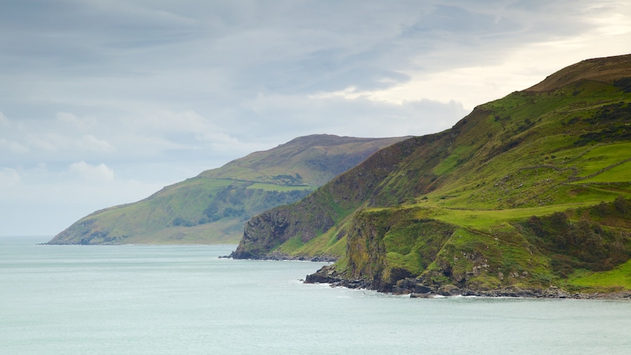 Torr Head featuring landscape views, tranquil scenes and rocky coastline