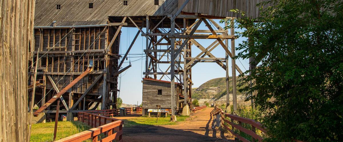 Atlas Coal Mine National Historic Site which includes heritage elements