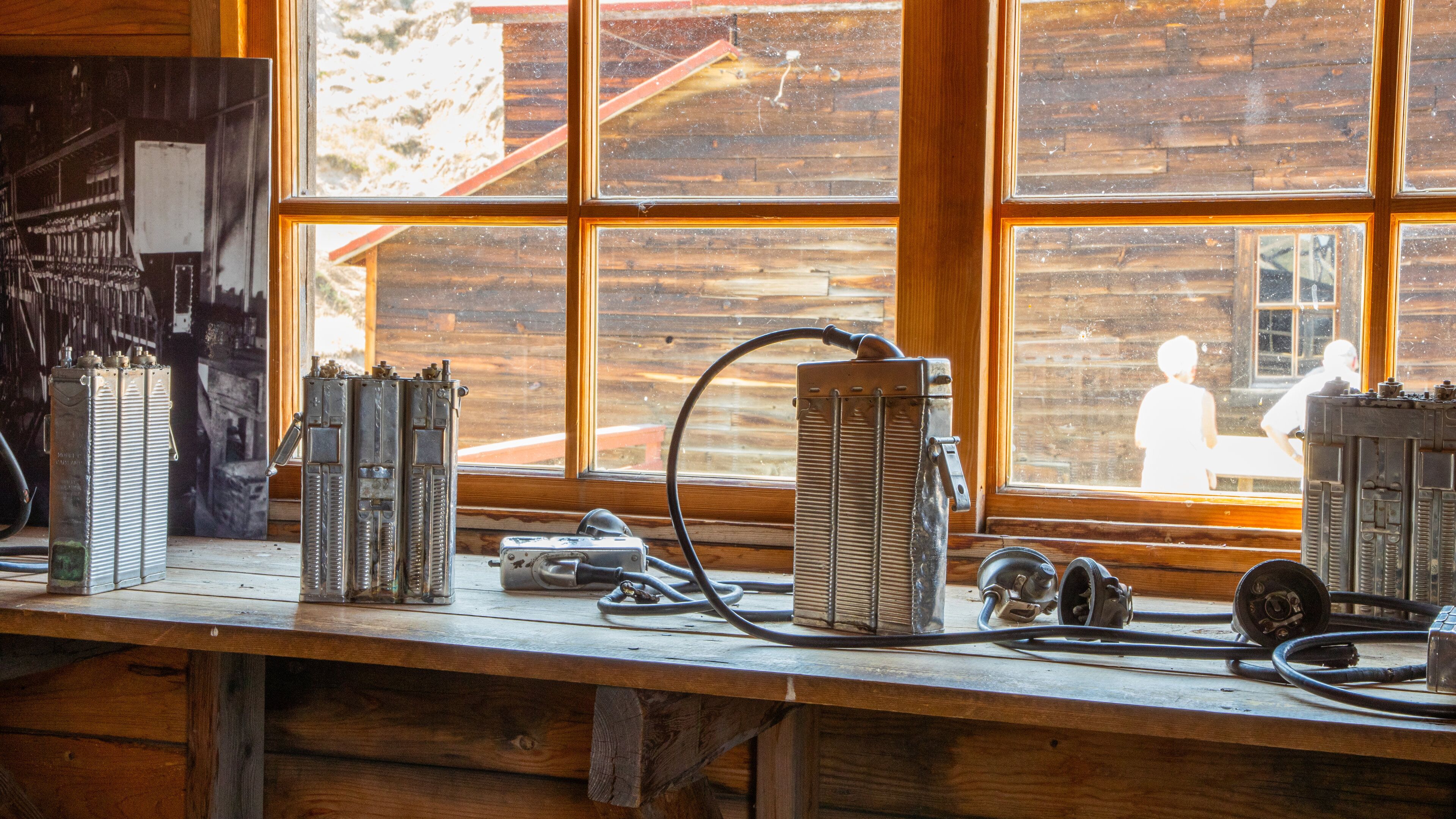 Atlas Coal Mine National Historic Site featuring interior views