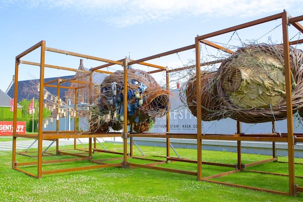 STAM Ghent City Museum which includes art and outdoor art