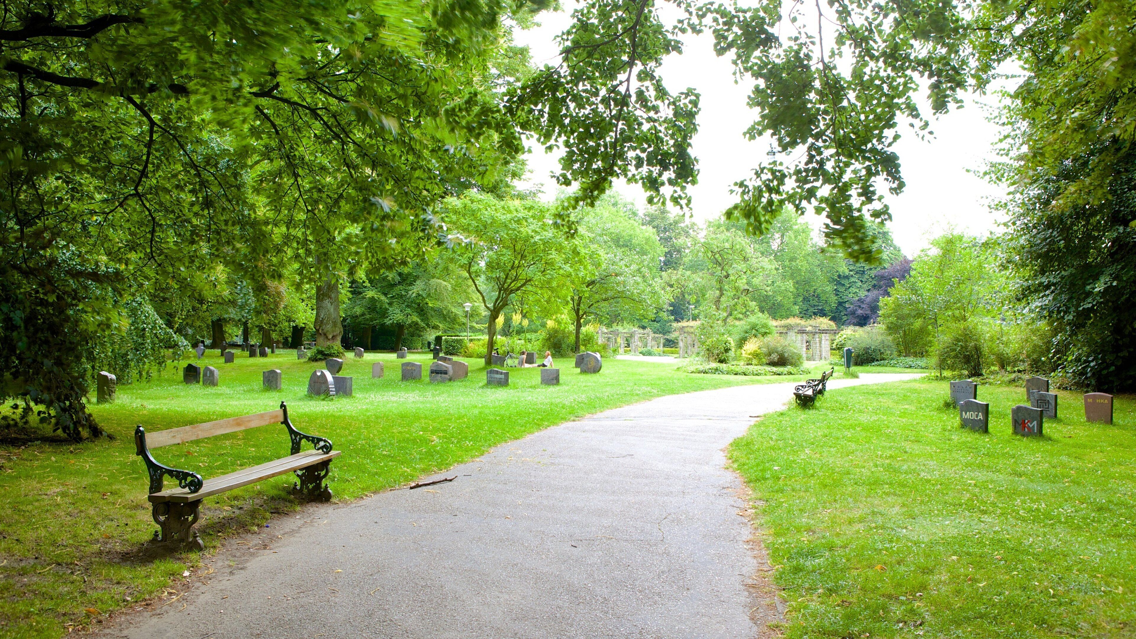 Citadel Park which includes a park and a cemetery