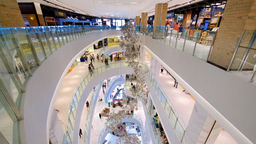 Shinsegae Centum City showing shopping and interior views