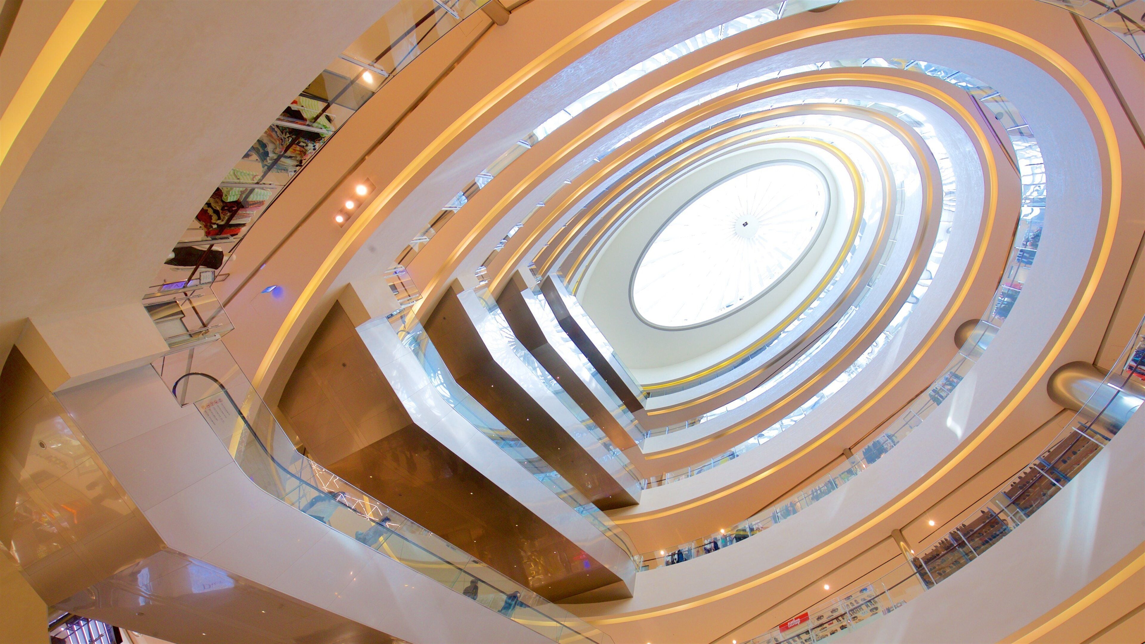 Shinsegae Centum City featuring interior views
