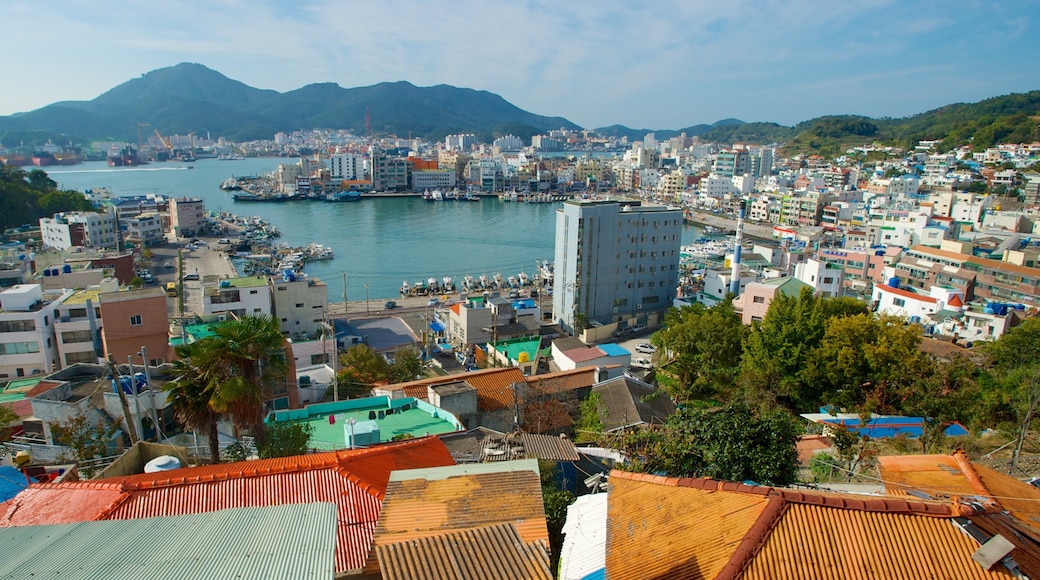 Dongpirang Village featuring general coastal views, a house and a bay or harbor