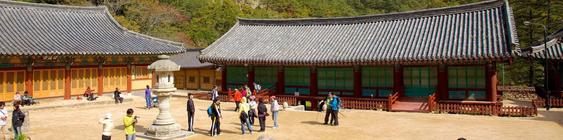 Sinheungsa Temple showing religious elements, heritage architecture and a temple or place of worship
