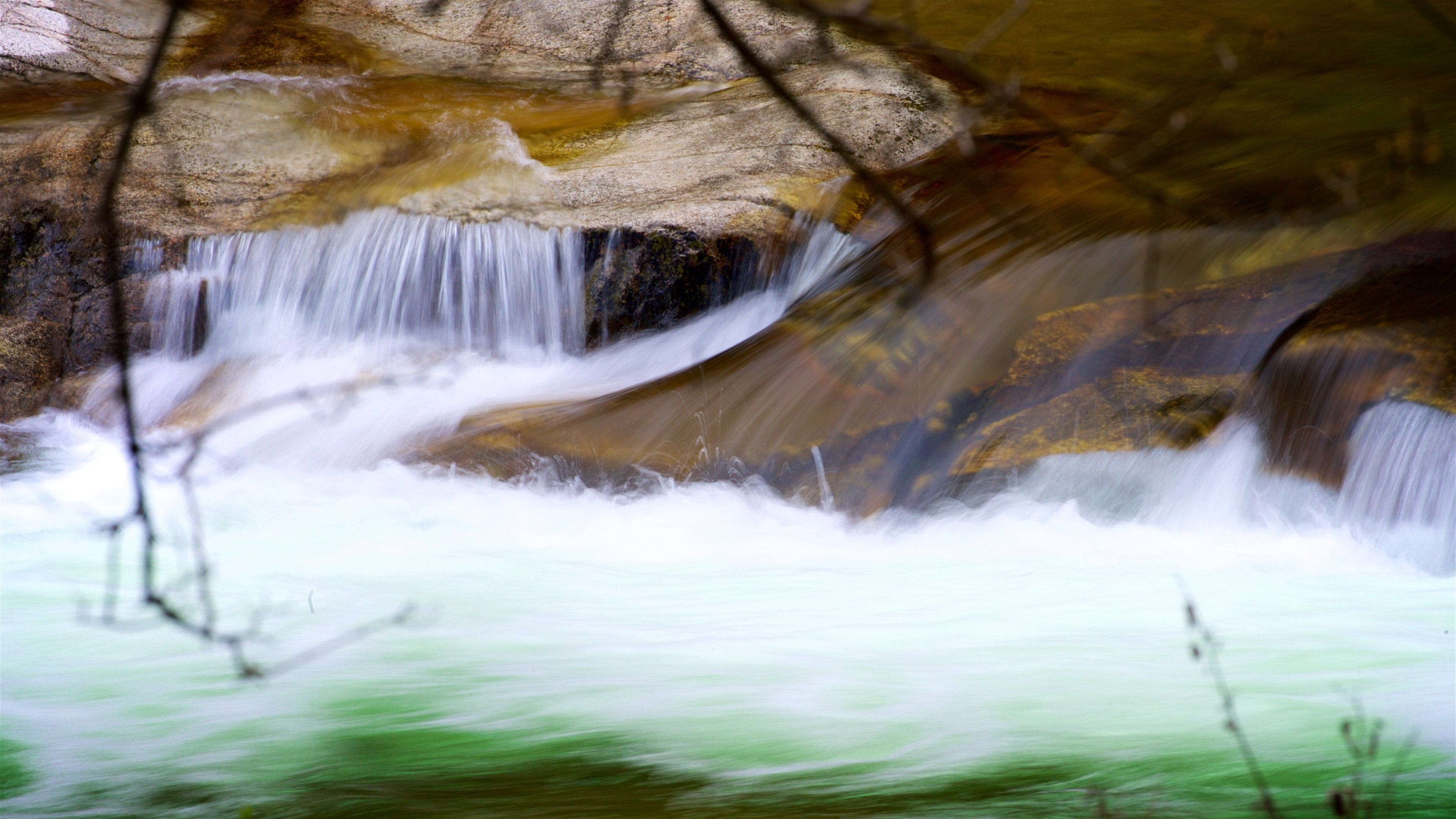 Woljeongsa Temple featuring a river or creek