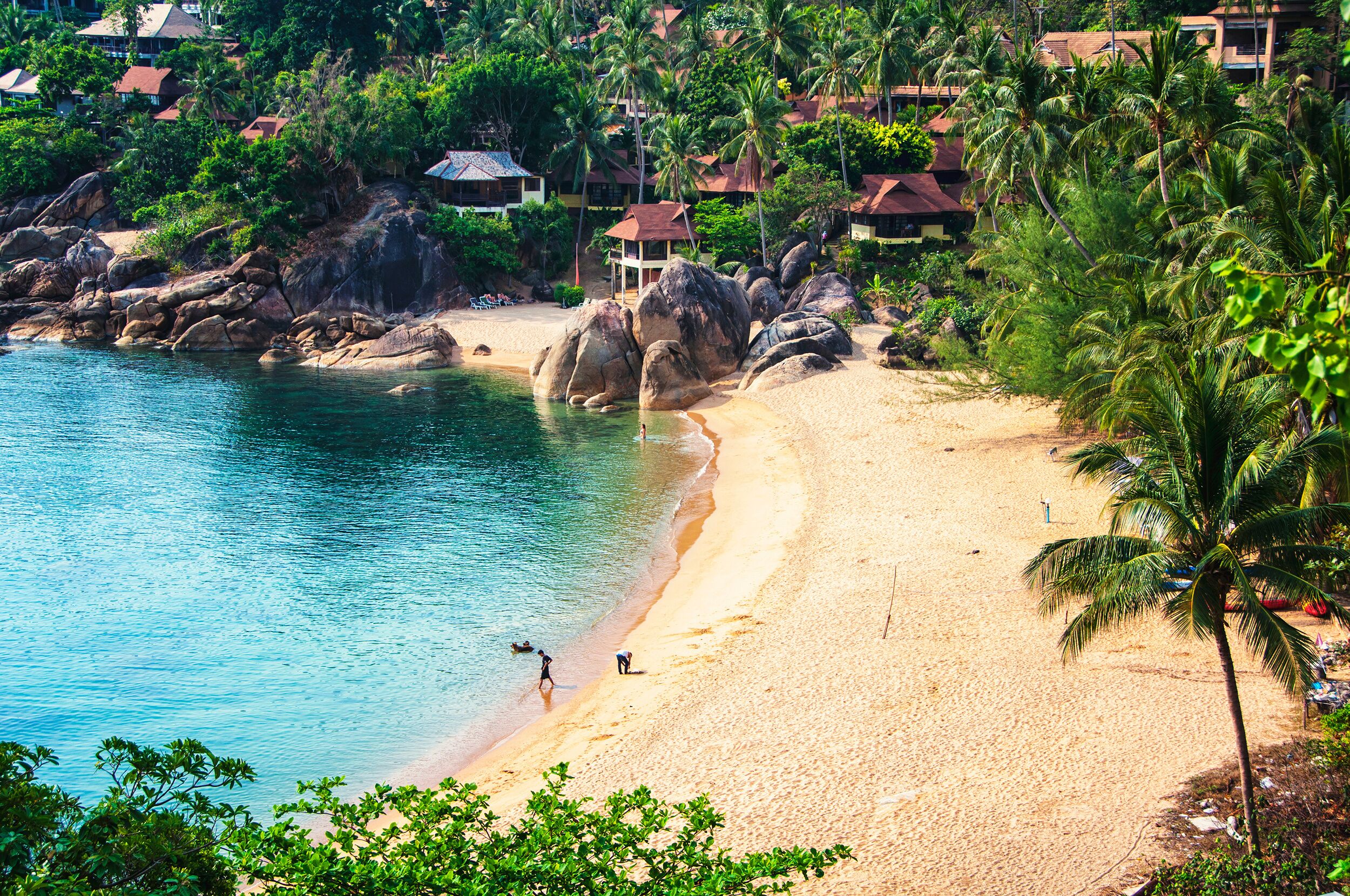 Silver Beach in Samui island
