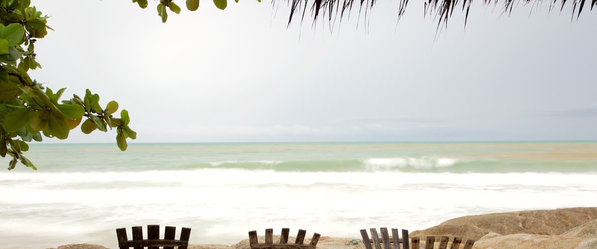 Silver Beach which includes general coastal views