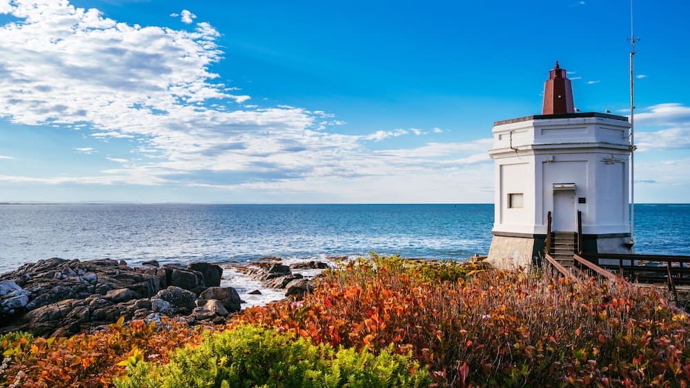 Historic Stirling Point Lighthouse, Bluff, New Zealand