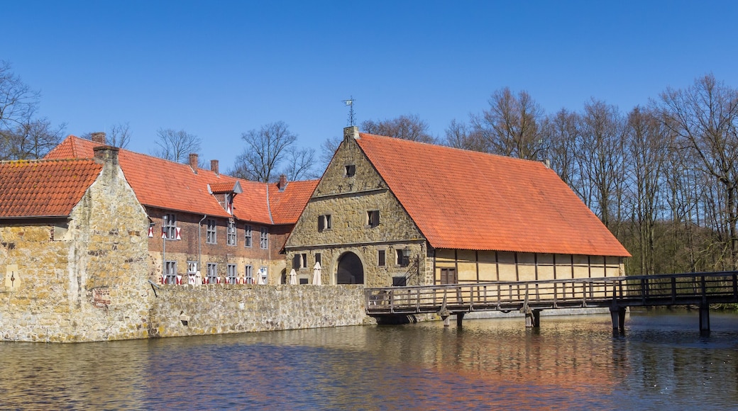Panorama of the Burg Vischering in Ludinghausen, Germany