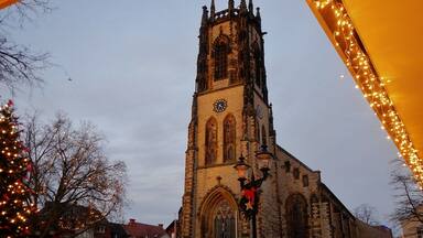 Kirche St. Johannes in Oelde (VorgÀngerbau von 1457, Seitenschiffe von 1725 bis 1736)