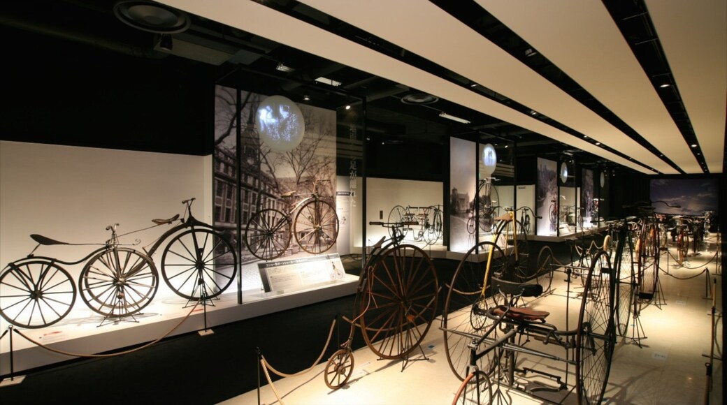 Bicycle Museum showing interior views