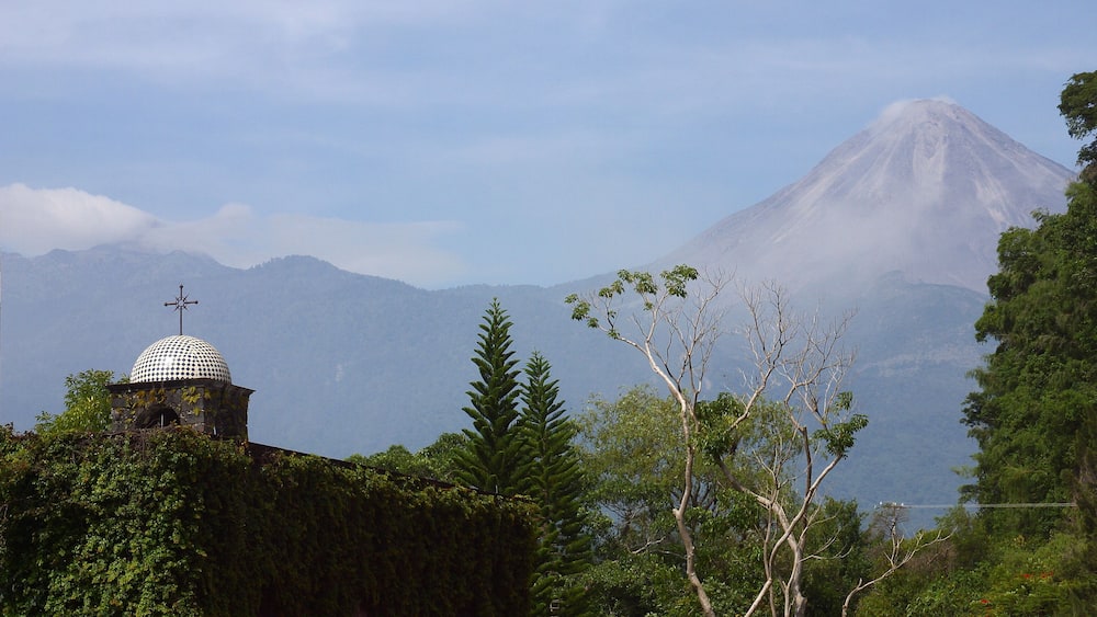 Volcan de Fuego in Colima in Mexico