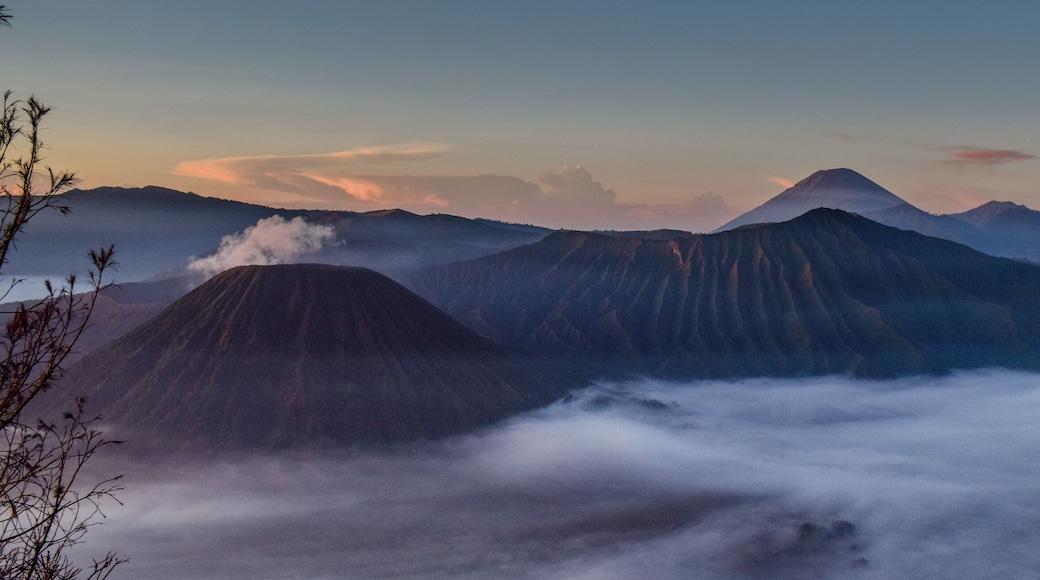 Mount Bromo volcano during beautiful sunrise, Probolinggo,East Java, Indonesia