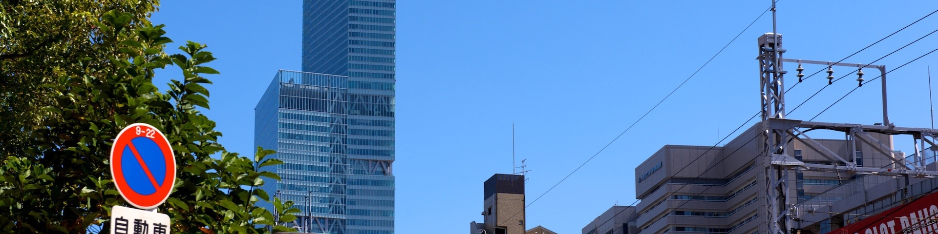 Abeno Harukas which includes a city