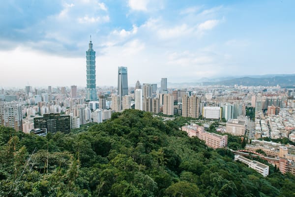 Elephant Mountain featuring landscape views and a city
